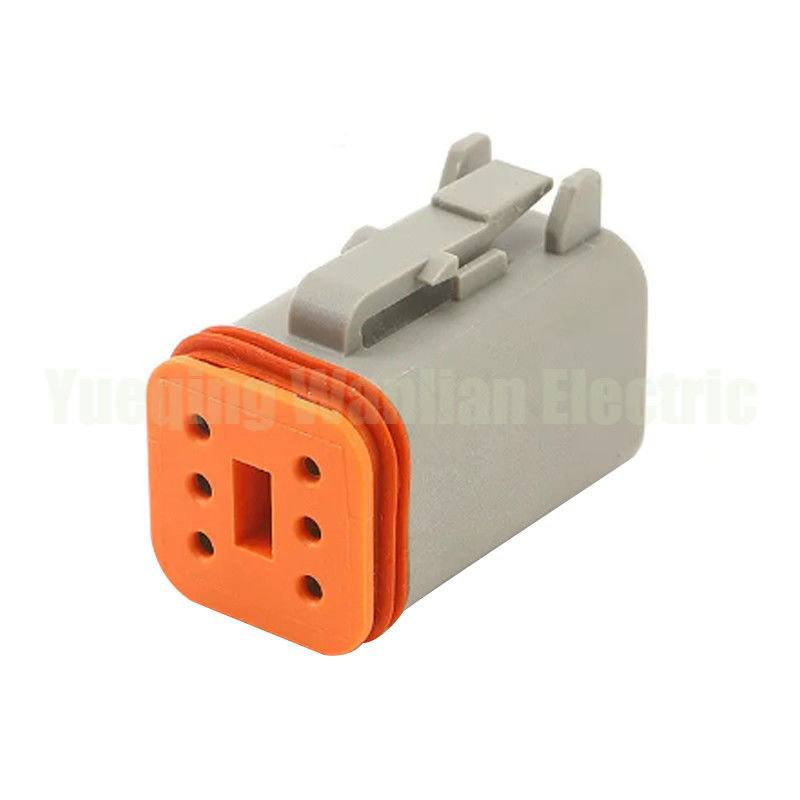 DT06-6S 6 পিন অটো ওয়াটারপ্রুফ সংযোগকারী অটোমোটিভ ইলেকট্রিকাল ওয়্যার হারনেস পিগটেল প্লাগ