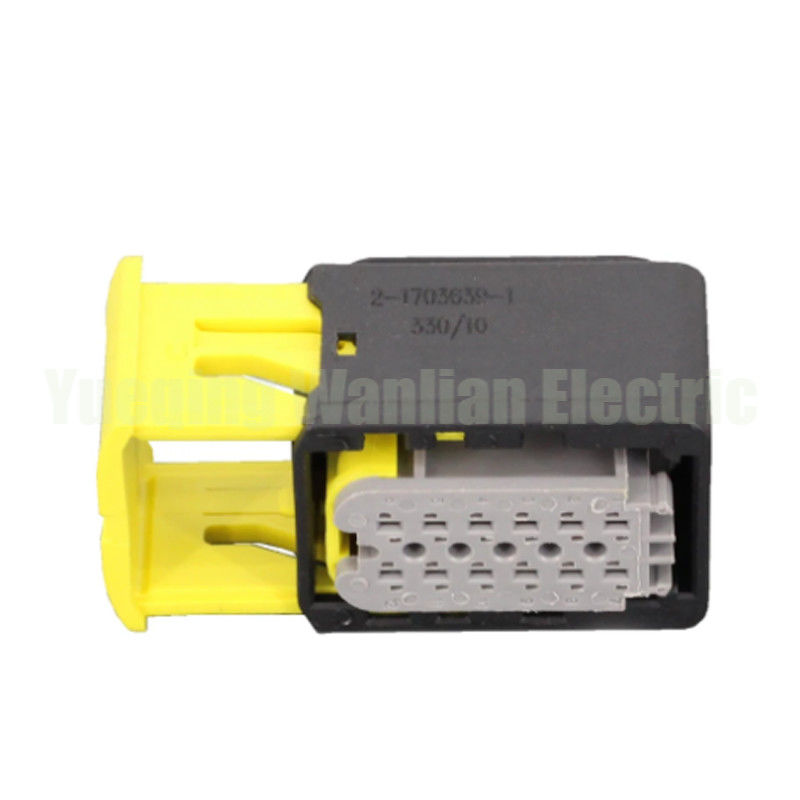2-1703639-1 12 পিন HDSCS সংযোগকারী মহিলা জলরোধী অটোমোটিভ বৈদ্যুতিক সংযোগকারী