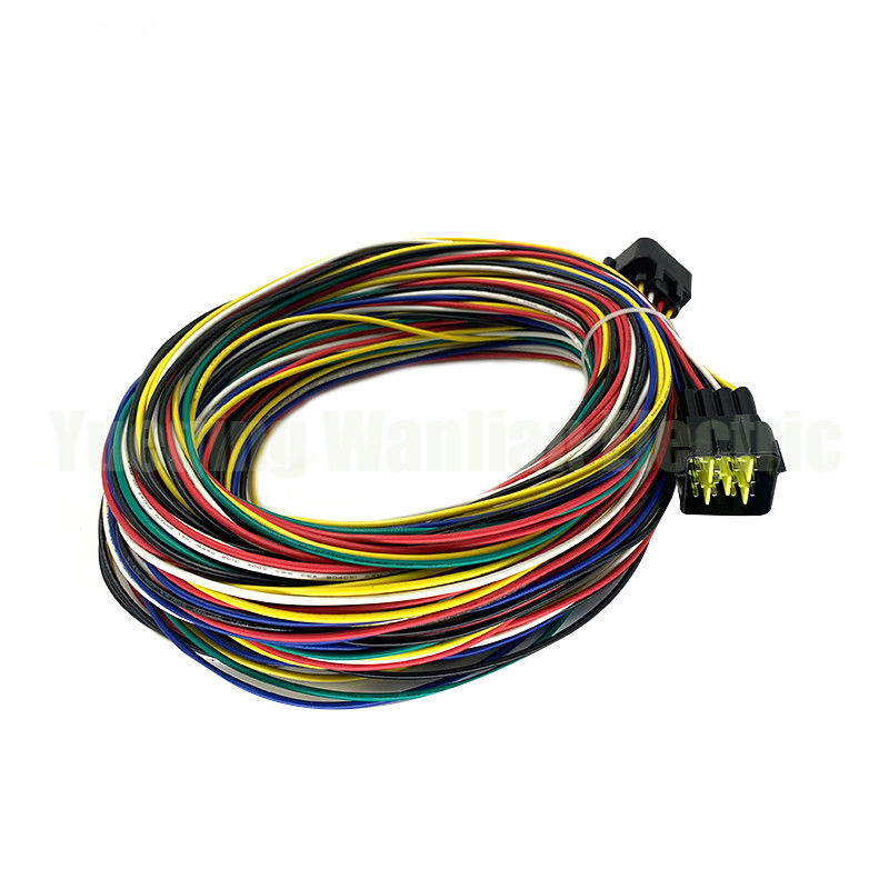 16 পিন FW-C-16M-B FW-C-16F-B কালো ফুরুকাওয়া সিলড ওয়াটারপ্রুফ ইলেকট্রিক অটো ওয়্যার হারনেস সংযোগকারী প্লাগ