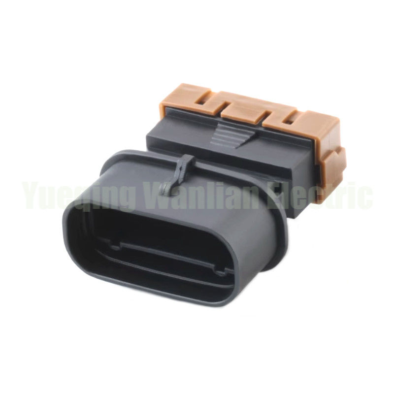 3 পিন PK011-03027 পুরুষ গাড়ী জলরোধী সংযোগকারী এসি সমাবেশ অটো তারের তারের জন্য উচ্চ বর্তমান প্লাগ সকেট