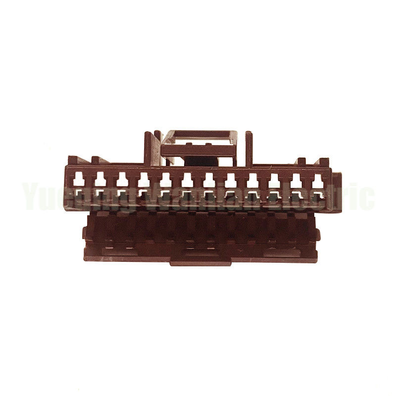 12 পিন 211PC122S1017 মহিলা সিলহীন সংযোগকারী অটো সংযোগকারী বাদামী রঙের এফসিআই