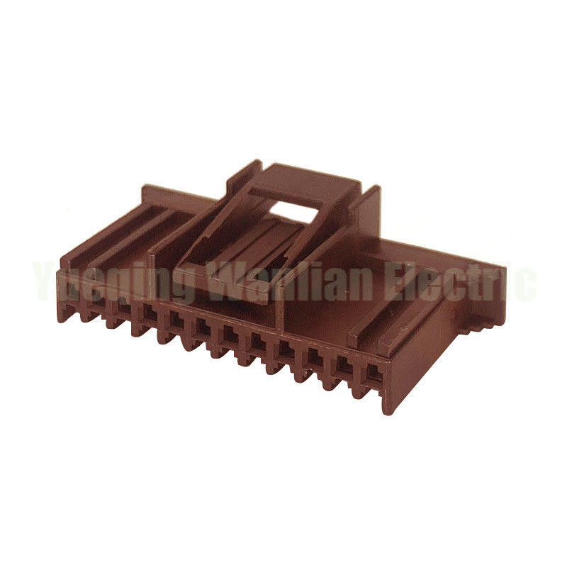 12 পিন 211PC122S1017 মহিলা সিলহীন সংযোগকারী অটো সংযোগকারী বাদামী রঙের এফসিআই