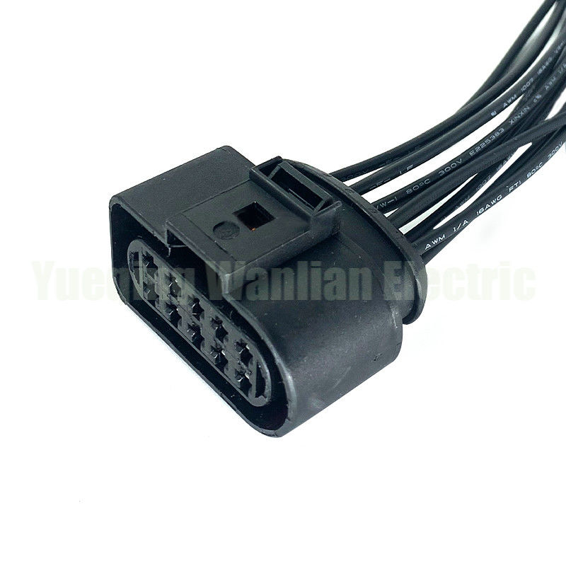 10 পিন 6R0973735 1J0973735 493577-1 1813346-1 42121500 টেম্প সেন্সর প্লাগ ওয়াটারপ্রুফ ডিফ্লেশন ভালভ সংযোগকারী