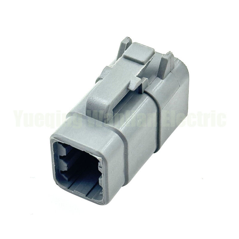 6 পিন DTM06-6S ATM06-6S অটোমোটিভ সংযোগকারী হাউজিং DTM সিরিজ প্লাগ গ্রে প্লাগ সংযোগকারী